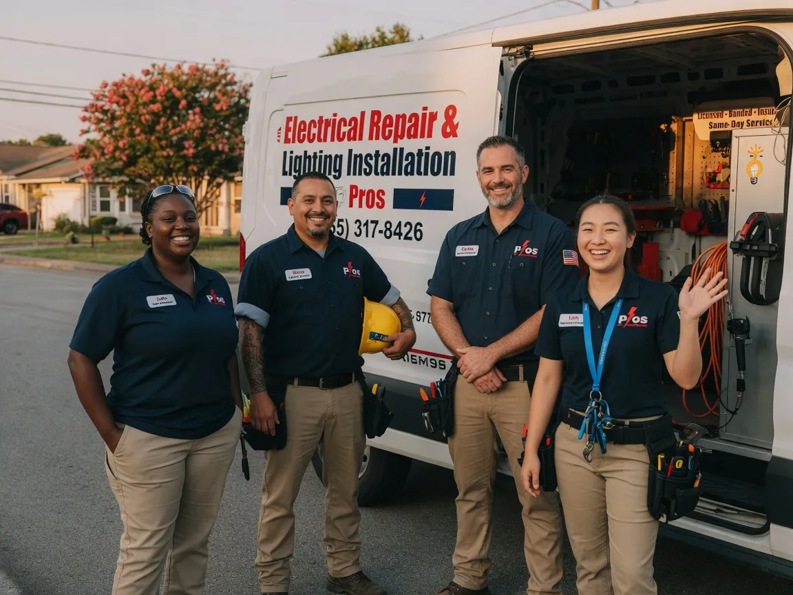 Licensed Electrician company in Falls City, TX